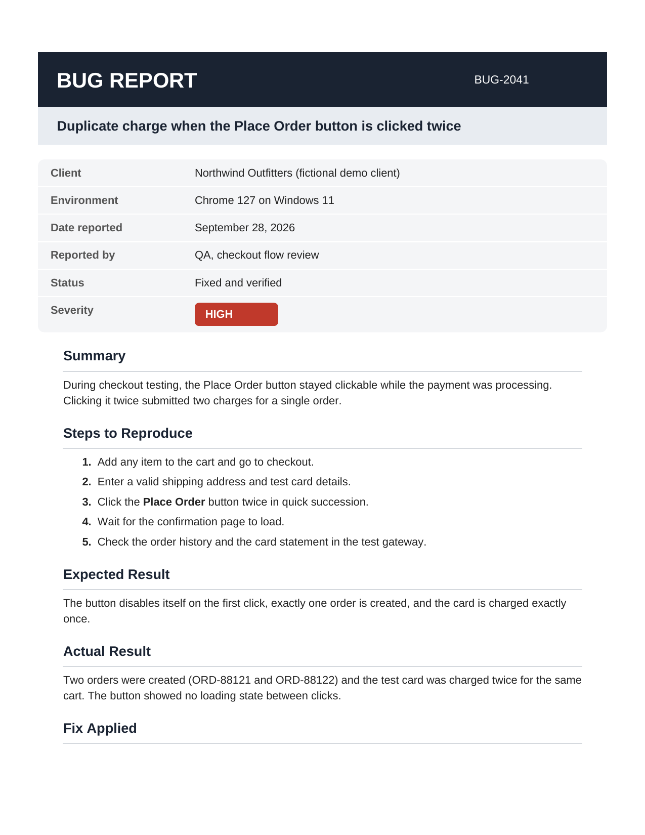 Bug report BUG-2041